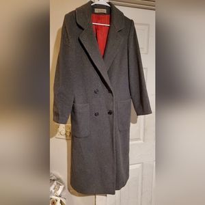 Vintage Alorna wool long classy coat.  Timeless and warm, sz m-l